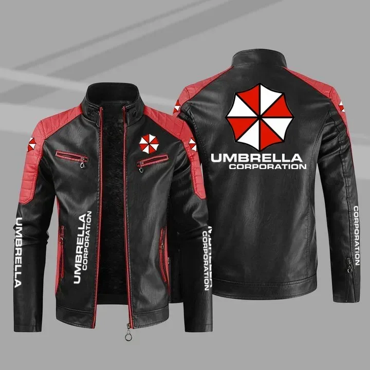 Premium Men's Moto Biker Jacket - Side View