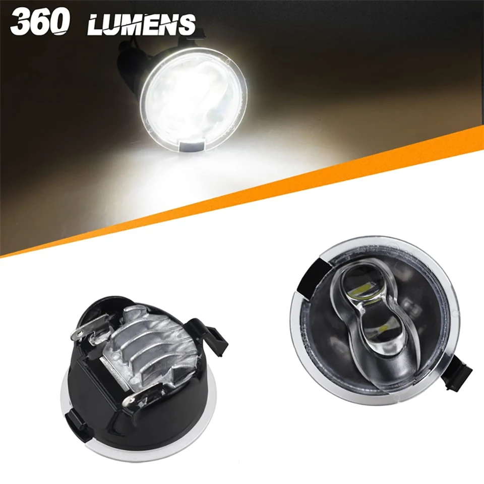 Retrovisore LED A Luce Pozzanghera Per Ford: Compatibile Con F-150, Explorer, Edge, Raptor, Expedition - Bianco, Senza Errori - 4