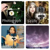 Gimbal Stabilisateur Estabilizador Selfie Stick Fill Light Smartphone Baseus Handheld Action Kameralar Bluetooth Tripod Gymbal - Image 6