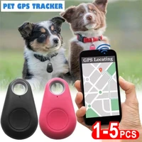 1-5pcs Mini GPS Tracker Bluetooth Tracker AntiLost Device Round Pet Kid Bag Wallet Tracking Smart Finder Locator for IOS Android