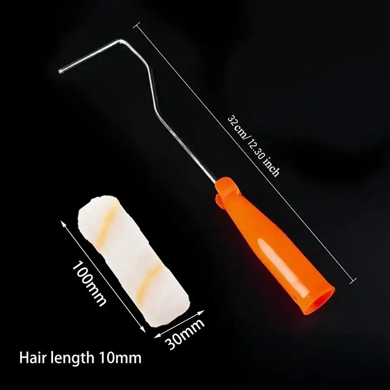 11pcs Paint Roller Kit: Get Professional-Looking Walls With 4 Inch Rollers & Covers , For Hotel/Restaurant/Commercial