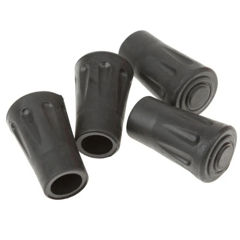 4 pcs Replacement Rubber Tips End for Hiking Stick Walking Trekking Poles 4cm trekking pole trekking poles walking stick