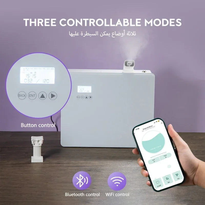 Namste WiFi 4000m3 زيت عطري الناشر HVAC كبير الكهر...