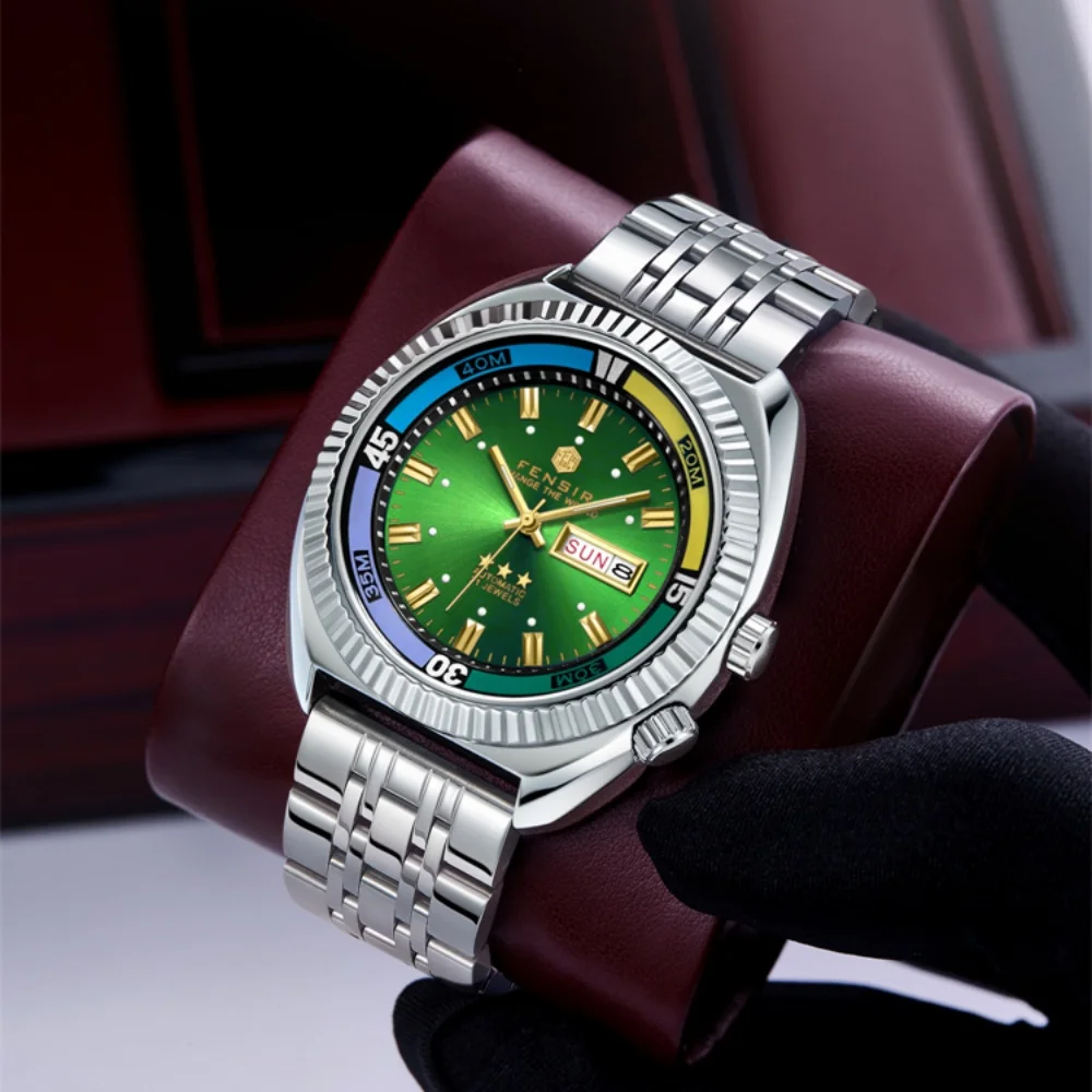 Luxury High-End Men's Watch: European & American Style, Fashionable, Personalized, Waterproof Steel Band, Multifunctional Timepiece
