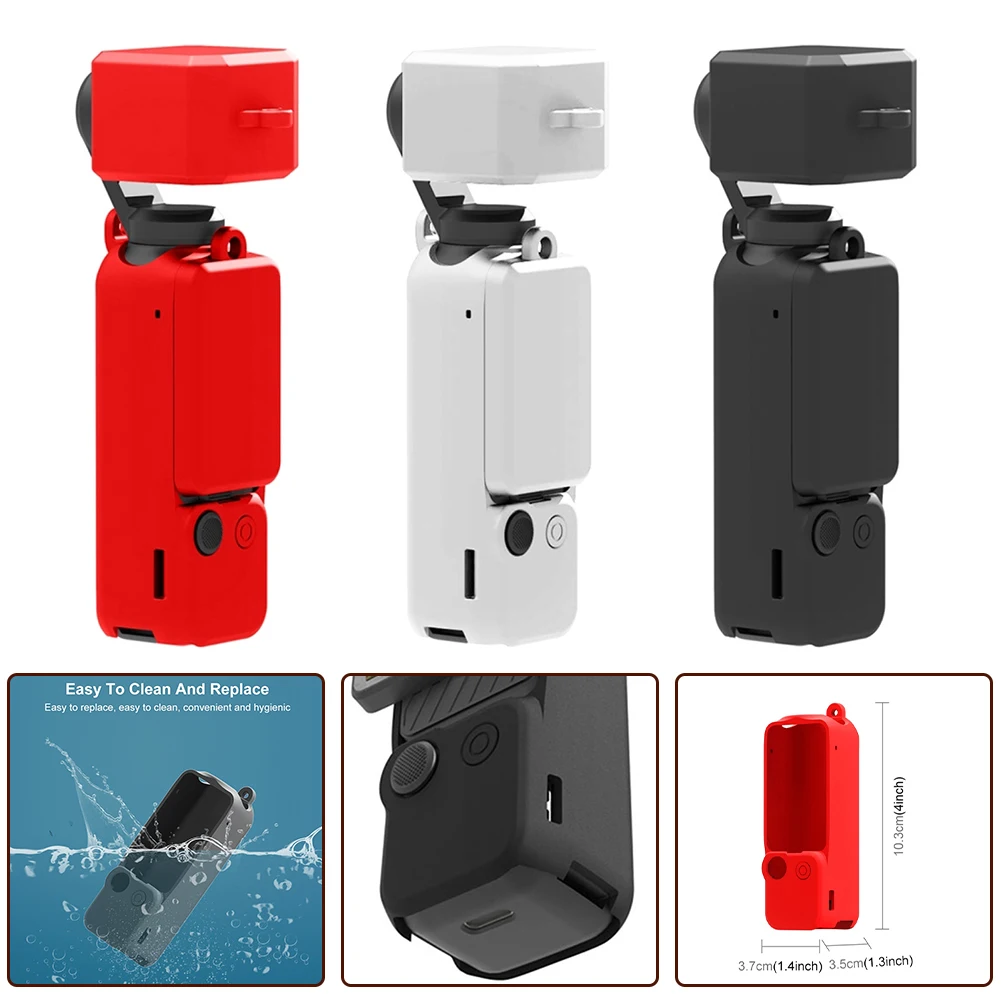 

3 в 1, силиконовая Крышка для объектива DJI OSMO Pocket 3 PULUZ