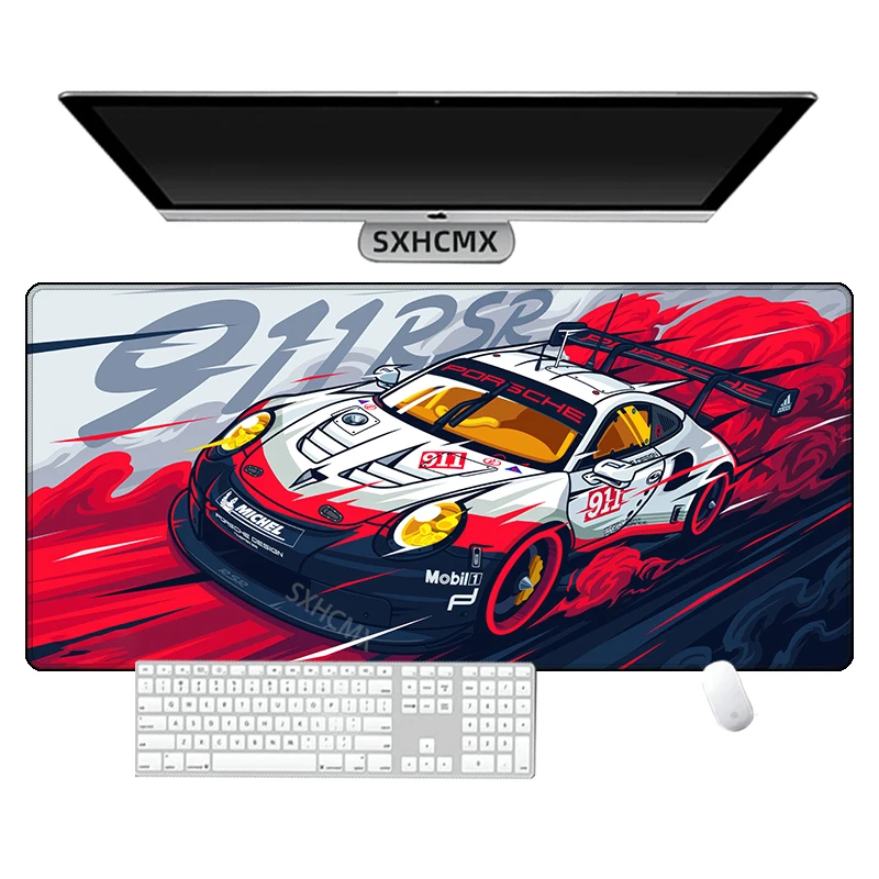 سجادة ماوس ألعاب GTR كبيرة مضادة للانزلاق