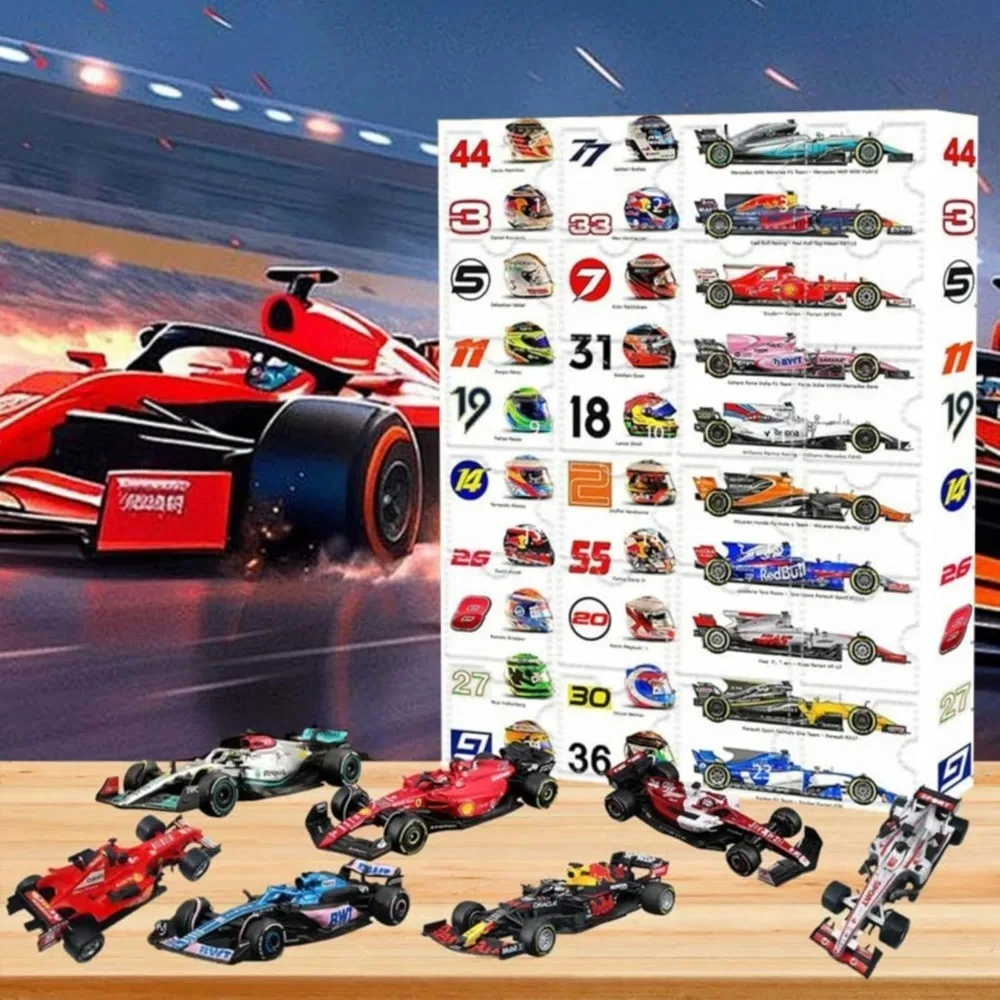 Racing Car Advent Calendar World Championship 24 Days Christmas Countdown Calendar The Ultimate Gift For Men Boys