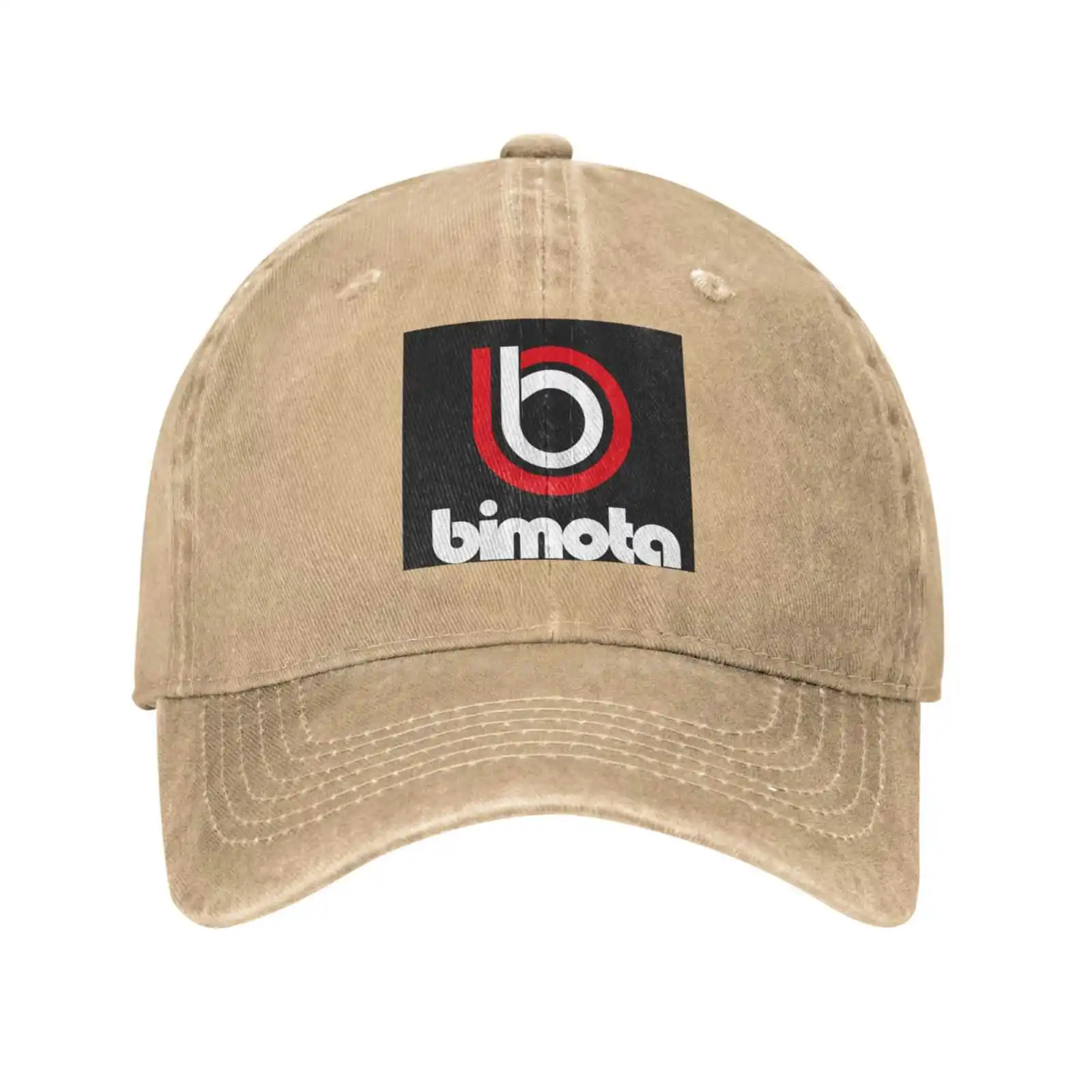 

Bimota Logo Print Graphic Casual Denim cap Knitted hat Baseball cap