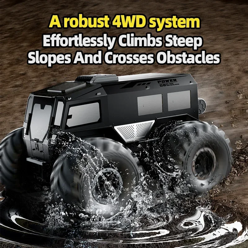 Amphibious Off Road Rc Car Toy High Low Speed Switch