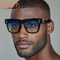 Lunettes de soleil polarisées carrées Steampunk pour hommes 2026 – Marque de luxe vintage surdimensionnée pour la conduite en extérieur – Lunettes classiques pour homme 3