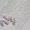 Summer Beach Ocean Shell Starfish Clams Conch Stars Sea Bubble Seasnail Soft Relief Decoration Nail Art Stickers Manicure Decals 2