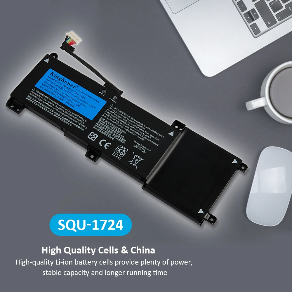 Kingsener Novo Squ1724 Squ-1723 Bateria do Portátil para Aorus 15-xa 15-wa 15-w9 15-sa 15 x9 para Gigabyte Thunderobot 911 Quanta - Imagem 6