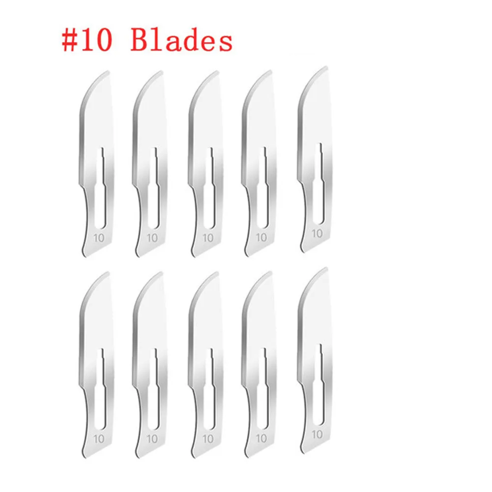 

10#-24# Type Blades 20pcs Blades Carving Engraving Kit Metal Silver Tool Wood High Quality Practical Brand New