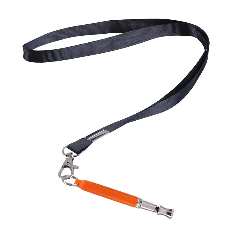 Dog Training Whistle Ultrasonic Adjustable rope Lanyard Outdoor Trainer Dog Obedience Training Pet Compliance