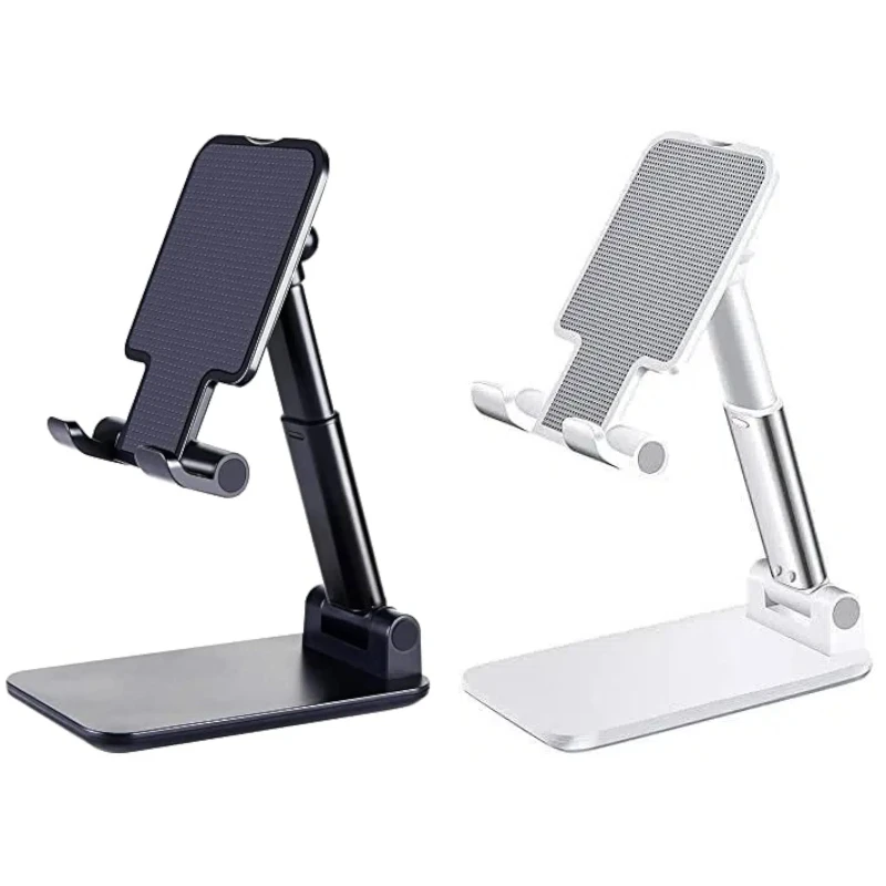 Sleek Aluminum Adjustable Desk Phone Stand