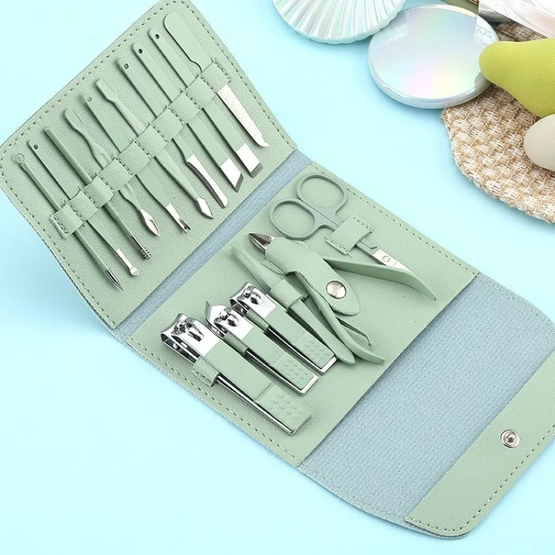 Stainless Steel Nail Clipper Set Nail Cutter Groove Cuticle Remover Manicure Pedicure Tool nail clipper set nail clipper nail care kit nail scissors set nail clippers manicure pedicure kit manicure set manicure sets manicure nail clipper set nail clippers kit