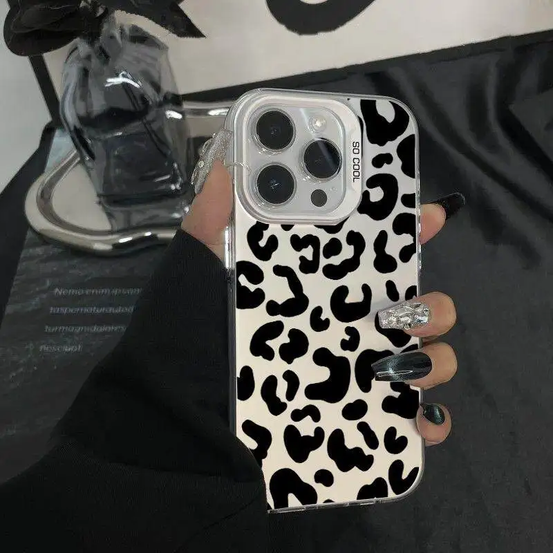 Custodia Leopardata Per Xiaomi Redmi Note 13 5G – Antiurto Certificata Caduta 6.6 Ft, Slim E Con Bordi Rialzati
