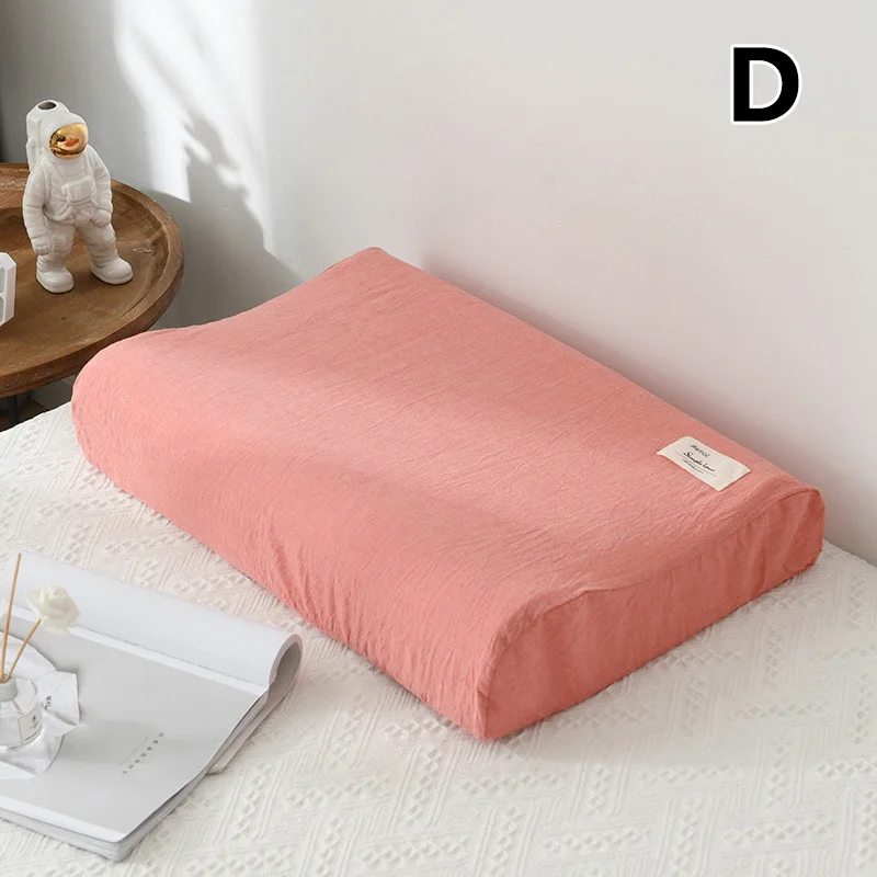 1PC Pillow Case Contour Memory Foam Rebound Latex Pillowcase Cotton Pillow Cover Zippered cushion cover satin pillowcase