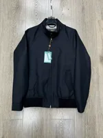 DIKU 2025 men's standing collar spliced wool collar men's business casual pilot jacket jacket with smooth and delicate touch m-3 2