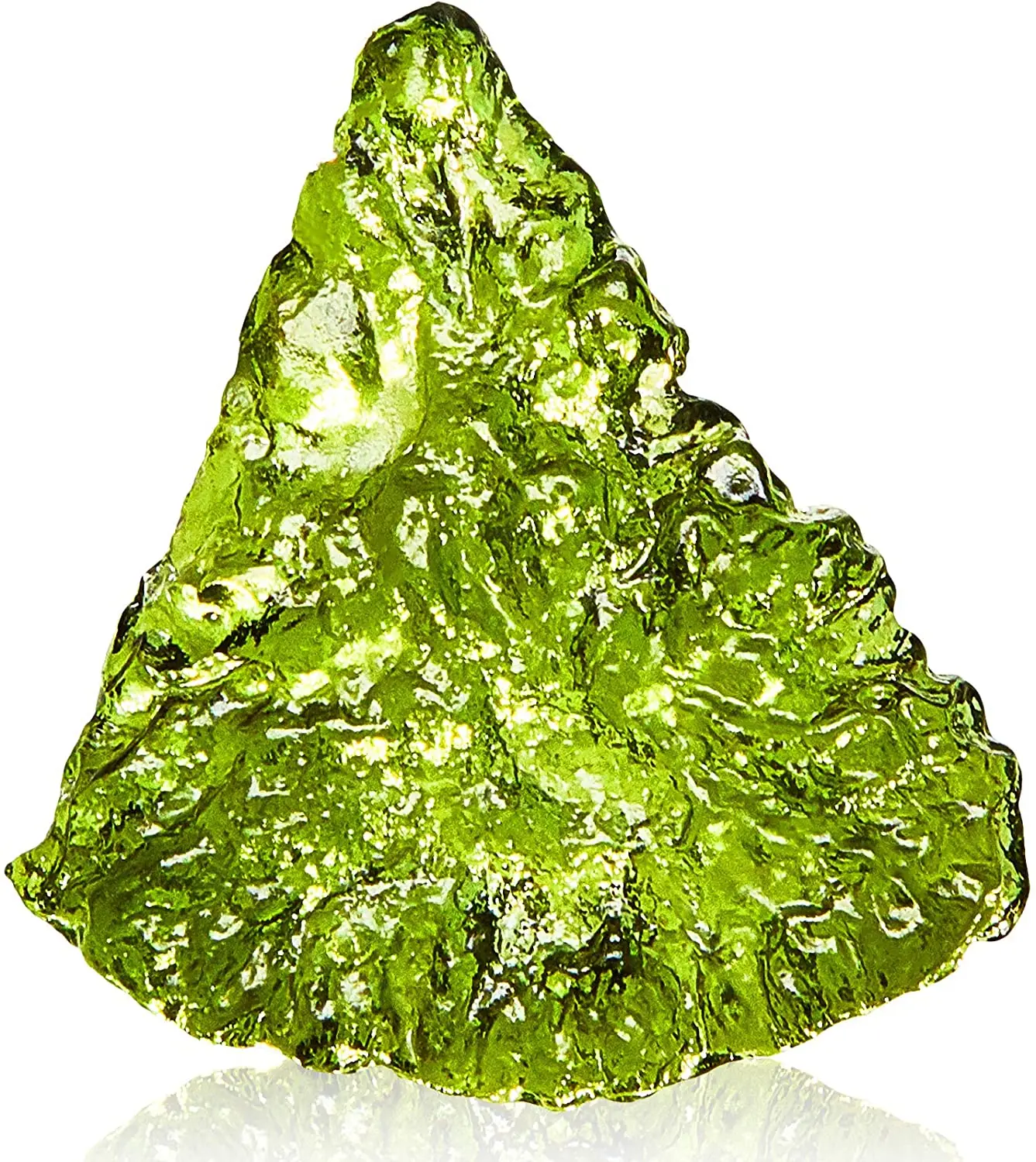 Неправильной формы чешские подвески из метеорита Moldavite Осенний грубый камень