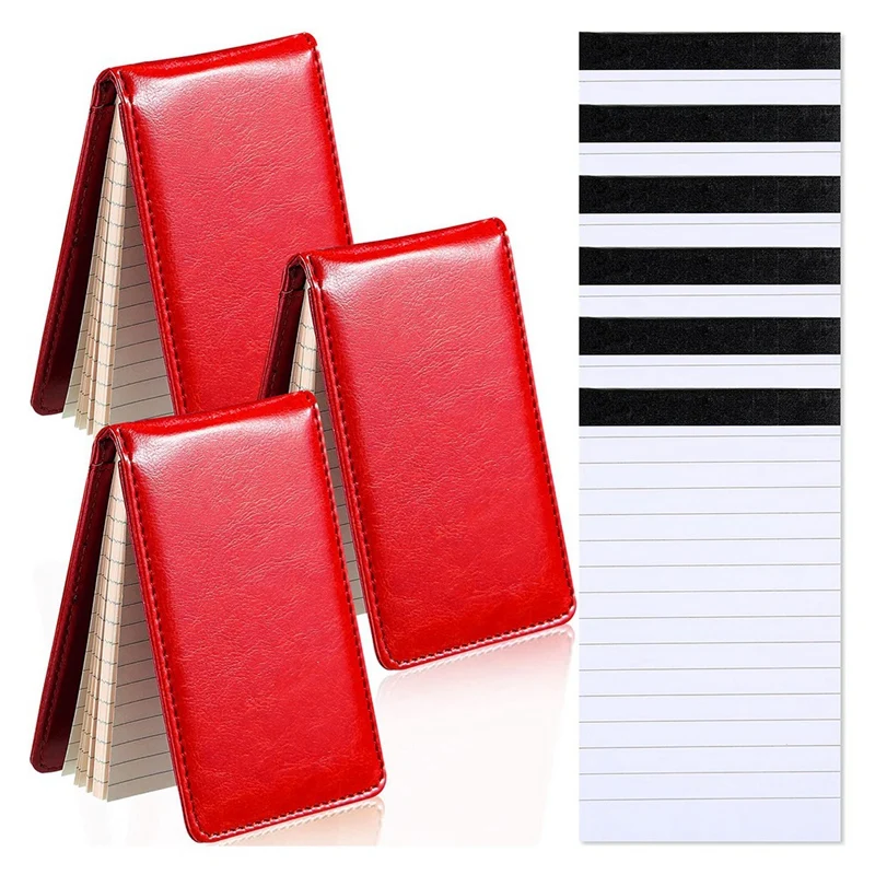 Mini Pocket Notepad Set 3.5X5.5In A7 Portable Business Notepad With 50