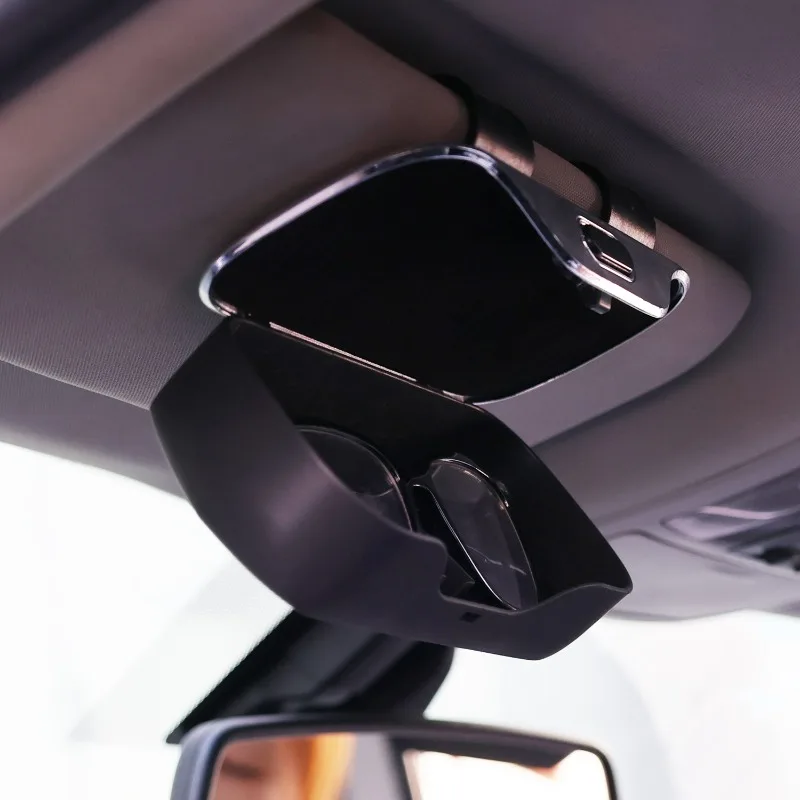 New Car Glasses Box Portable Car Glass Frame Car Driving Glass Frame Glasses Box Sunshade Auto Interior Accessories