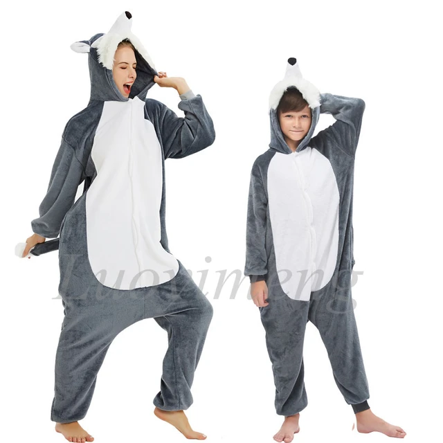 Pijamas de animales para adultos hombres, ropa de dormir monos de dibujos animados para madre, niño y Panda _ AliExpress Mobile