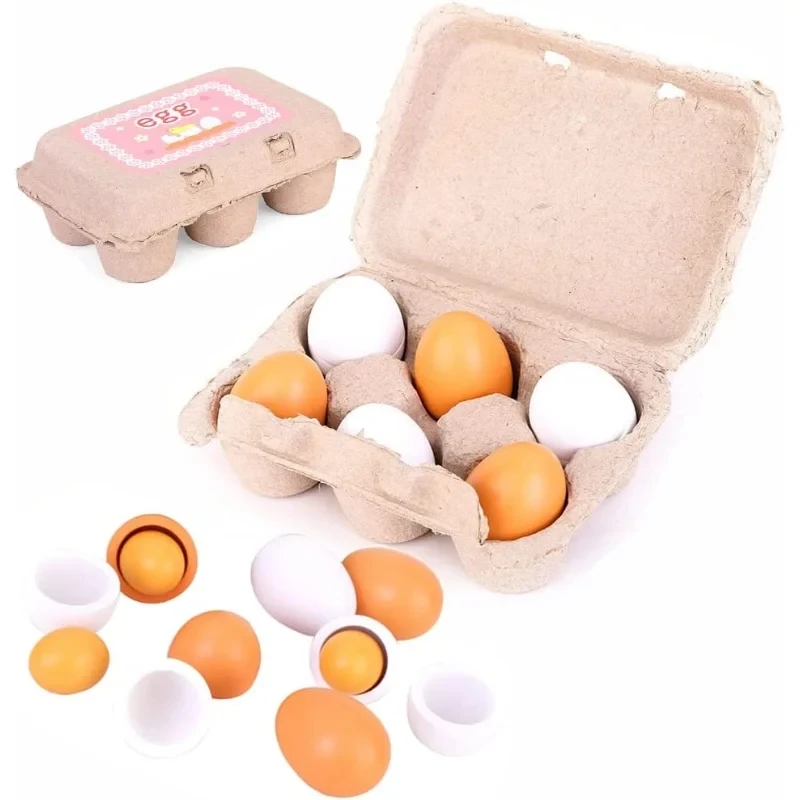 Kids Wooden Play Food Toy Cutting Fruit Vegetable Set Pretend Kitchen Accessories Playset for Children Gift Early Education Toys