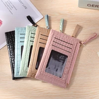 Fashion Female Wallet Short Multi Layers Purse Card Organizer Vintage Ladies Clutch Handbags with Alligator Patterns Designed 2