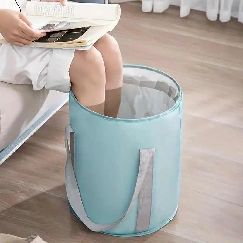 Portable Collapsible Foot Bath Basin with Handles
