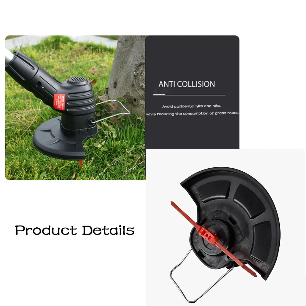 cordless hedge trimmer with battery Electric Lawn Mower Small Garden Grass Weeder Handheld Lithium  Lawn Machine Garden Grass Trimmer Head Weed Brush Garden Tool best corded hedge trimmer