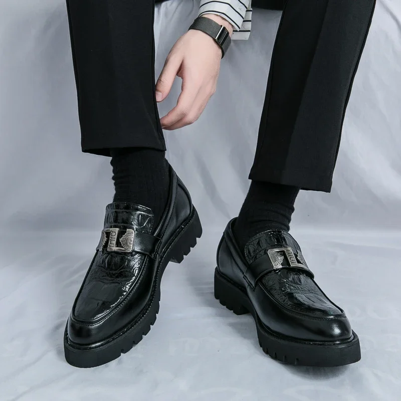 Sef61feebf24a4aab96fcbcab2a422b90y Stylish VIPOL White Loafers for Men Slip-On Dress Shoes for Parties