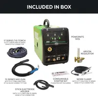 Welding Machine 141Si MIG/TIG/Stick 140 Amp IGBT Welder 110V Input Voltage Auto Pre and Post Flow control for MIG and TIG 2