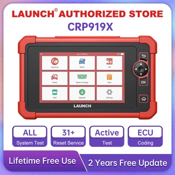 LANCIO X431 CRP919X Strumento diagnostico per auto DBScar VII VCI Auto OBD OBD2 Scanner Test attivo Codifica ECU CANFD DOIP 31+ Reset