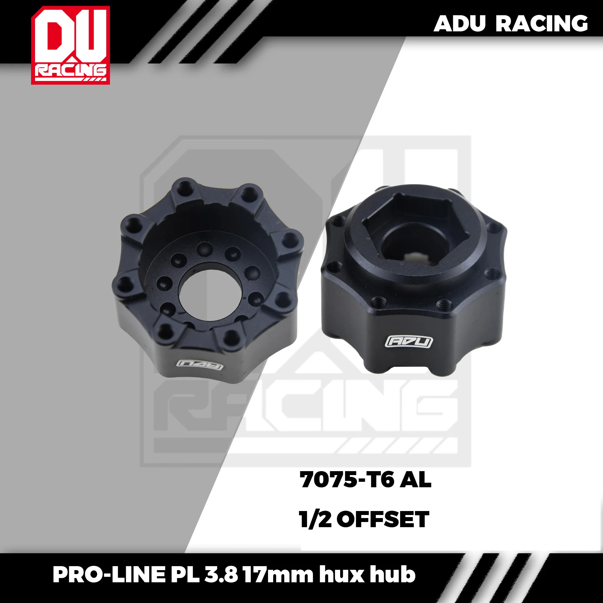 7075-T6 Wheel Adapter 3.8 Inch 8x32 to 17mm for PL ProLine 3.8 PRO634500