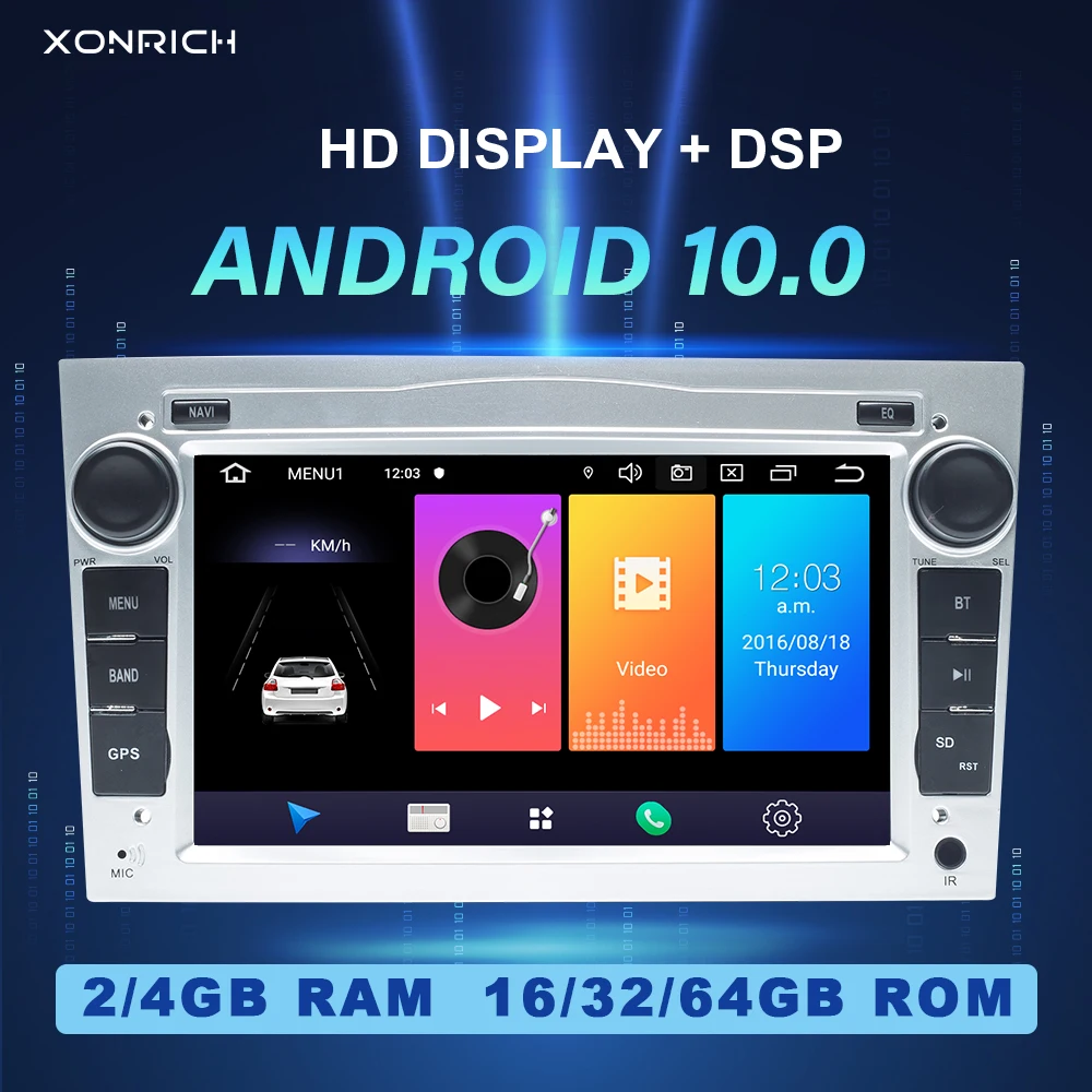 2 Din Android Car No Lettore Dvd Per Opel Vectra C Zafira B Corsa D C Astra H G J Meriva Vivaro Radio Navigazione Multimedia Gps