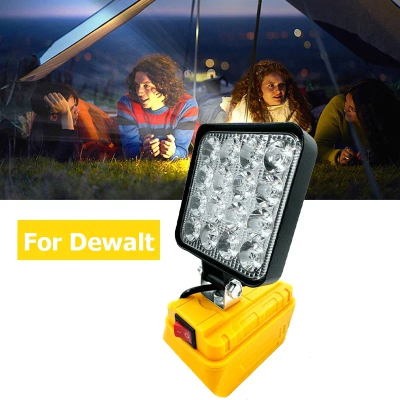 3 inch Portable Cordless LED Work Light for Dewalt 18V 20V Lithium Battery Waterproof Worksite Outdoor Lighting Emergency Lamp led flashlight led lights led work light work light