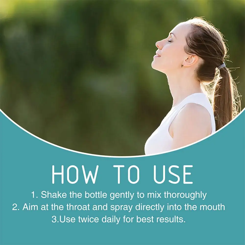 Herbal Lung Spray Lung Cleansing Spray Mist Support Clean Inflammation Relieve Sore Quit