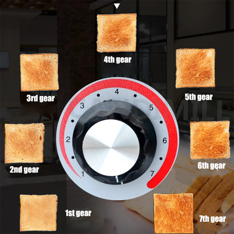 Chain Type Toaster Bread Baking Oven 220V Automatic Toast Sandwich Grill Machine Breakfast Bread Machine for Home Restaurants 3