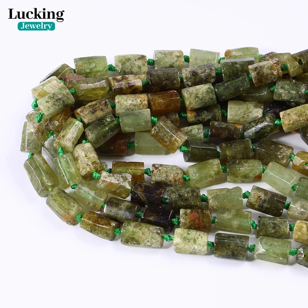 A+ Natural Green Garnet Hexagonal Beads 7x10mm Demantoid Gemstone for DIY Jewelry, Healing Crystal , Spiritual Energy Crafts 5