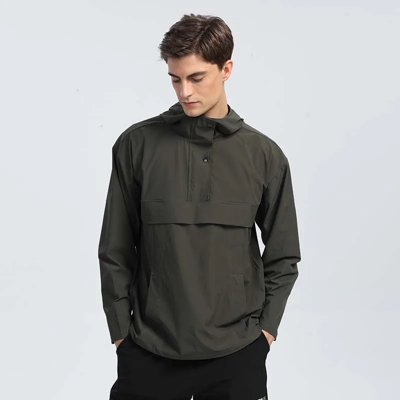

Autumn Casual Jacket Men's Loose Fashionable Sports Breathable Hooded Top