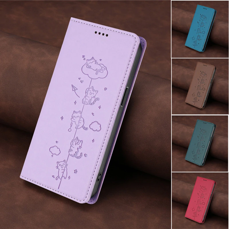 Fruity Palette Leather Wallet Case with Magnetic Anti-Theft Flip Cover