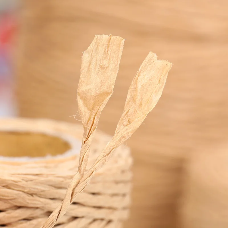 100meters 1.5mm Natural Paper Rope for Cat Tree Tower DIY Crafts Gardening Hammock Home Decor