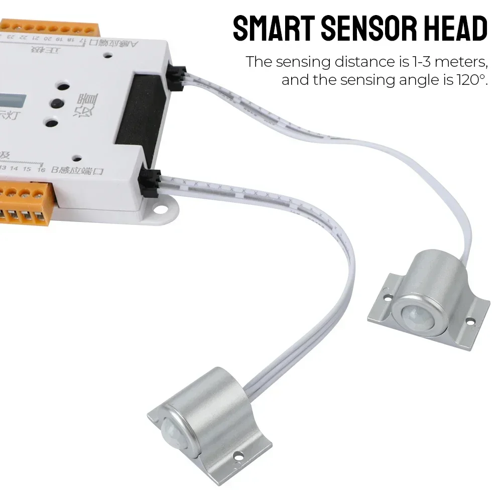 LED Controller Motion Sensor Kit DC 12V 24V 32 Channels Step PIR Automatic Controler for Stairway Staircase Lighting