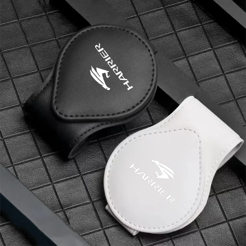 

4S Car Sun Visor Sunglasses Holder Glasses Clip For Toyota Harrier GR Sport C-HR Gazoo Racing ID card ID card Bank Card Clip