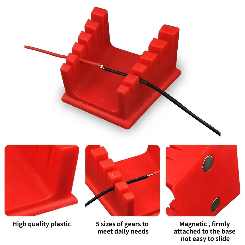 3D Printer Parts Welding Soldering Station Wire Fixture Two Large Suction Magnets Bracket Welding Table Clamp for Motherboard magnetic welding holders welding accessories clamp soldering stand magnetic welding fixer welding electrode clamp