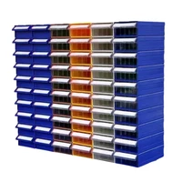 Storage Box 1PC Translucent Plastic Storage Box with Finger Grip Drawers Perfect for Multi purpose Organization 1