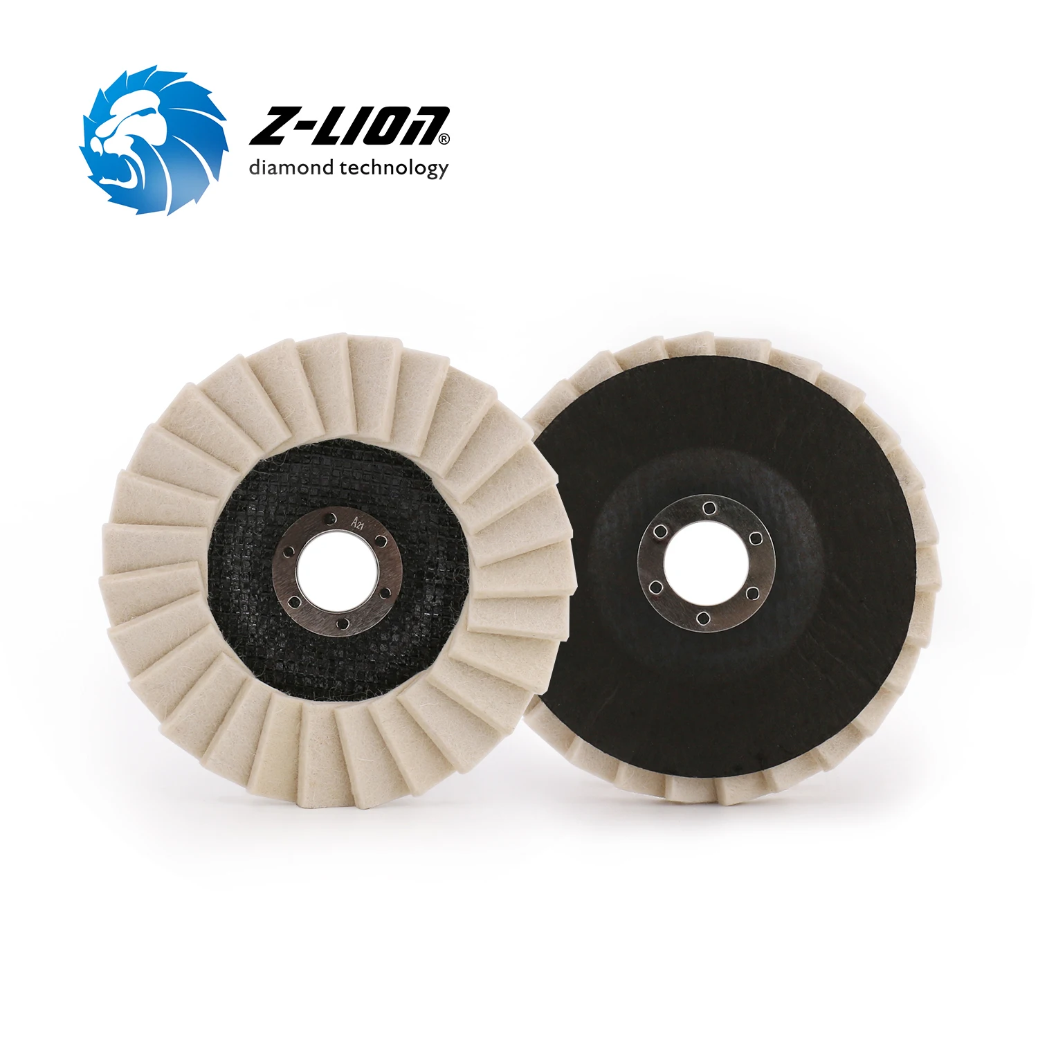 

Z-LlON 5 Inch 125mm Polishing Wheels Round Felt Louver Disc Polishing Disc For Polishing Cleaning Metal Waxing