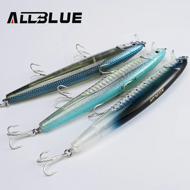 ALLBLUE FlashMinnow 110 Fishing Lure 110mm 17.8g Glow Jerkbait