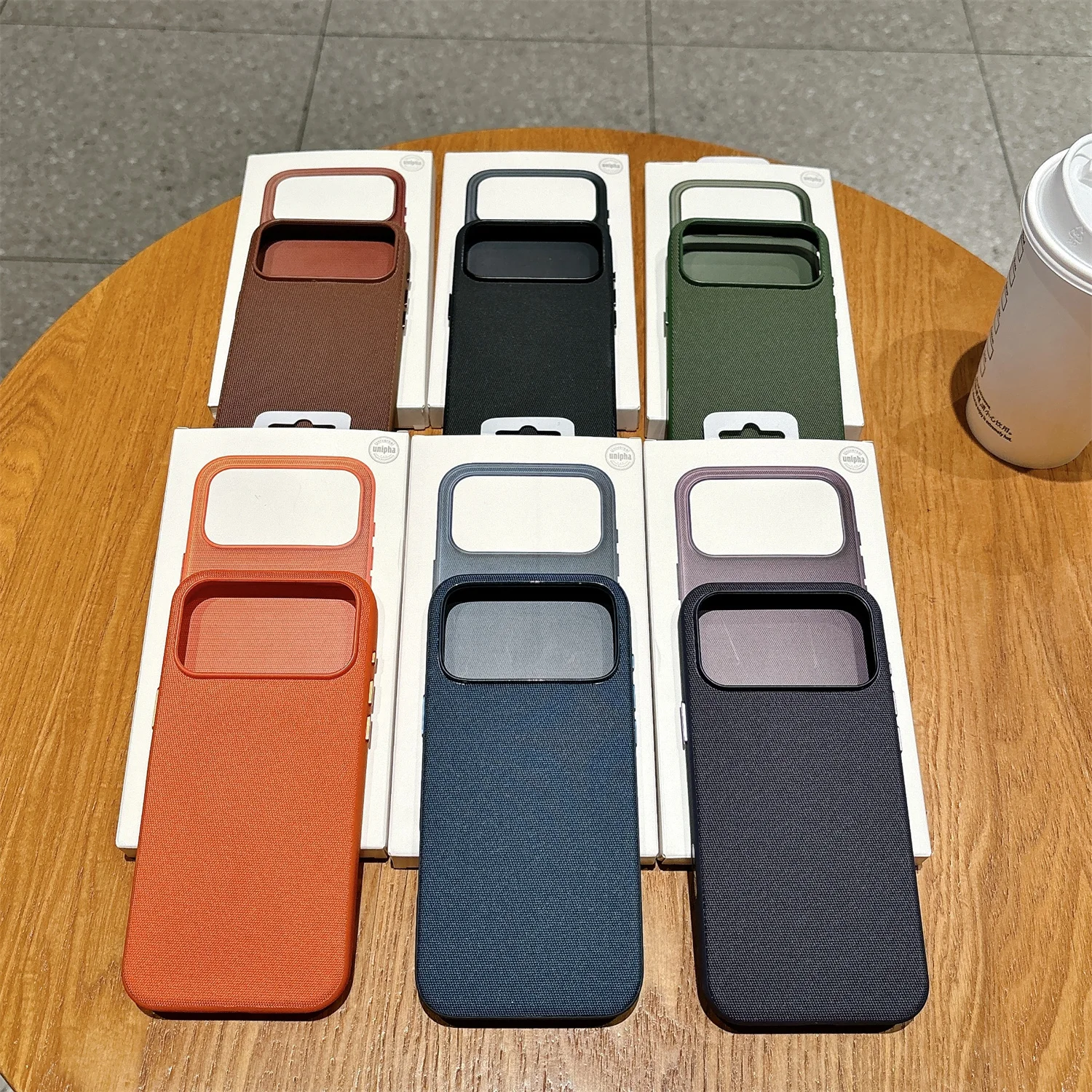 Enhanced Product Title: Premium Magnetic Wireless Charging Case with TechWoven Design
